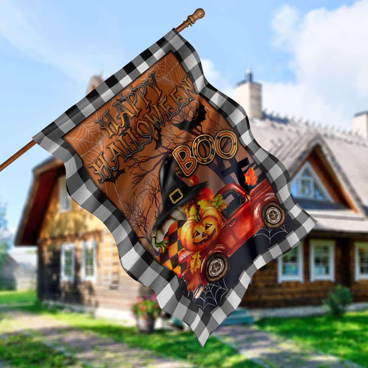 30x40 House Flag Mockup 5