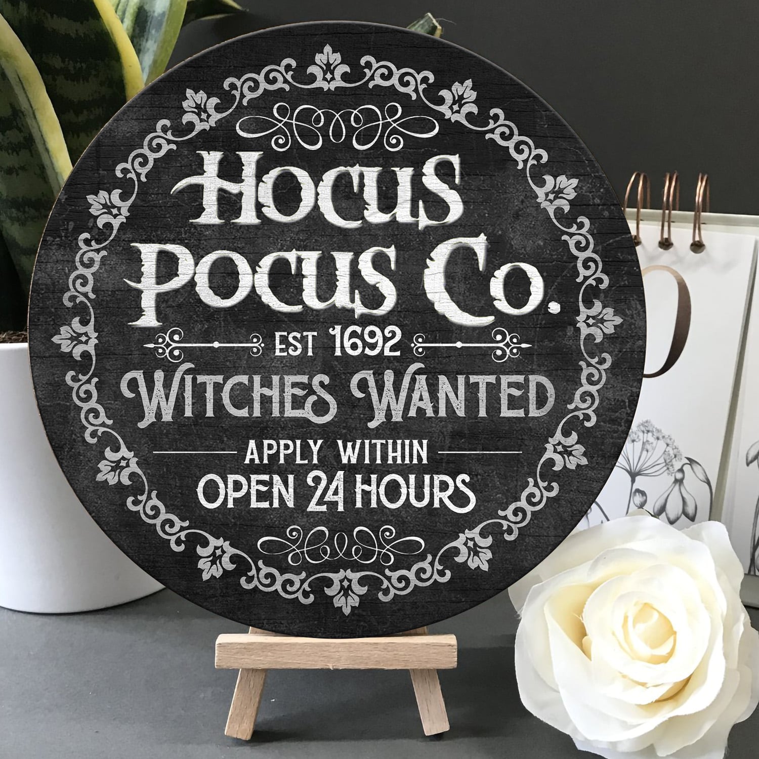 2. Hocus Pocus Co (5) Door Sign Mockup 5
