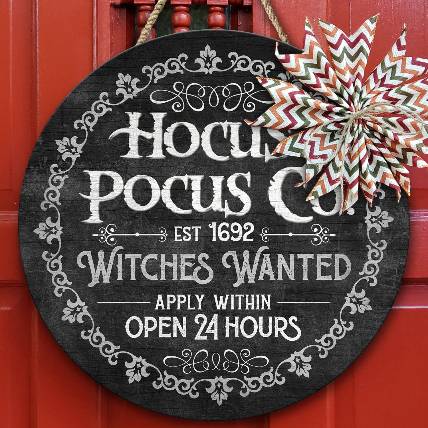 2. Hocus Pocus Co (5) Door Sign Mockup 10