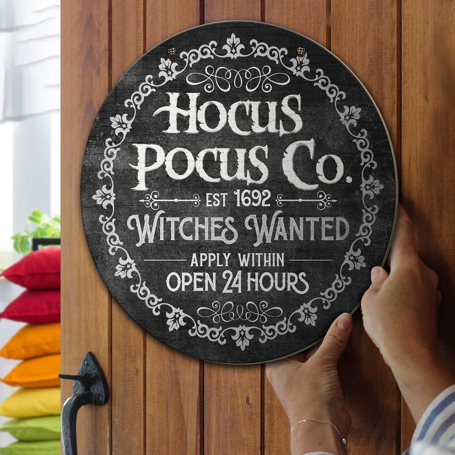 2. Hocus Pocus Co (5) Door Sign Mockup 13