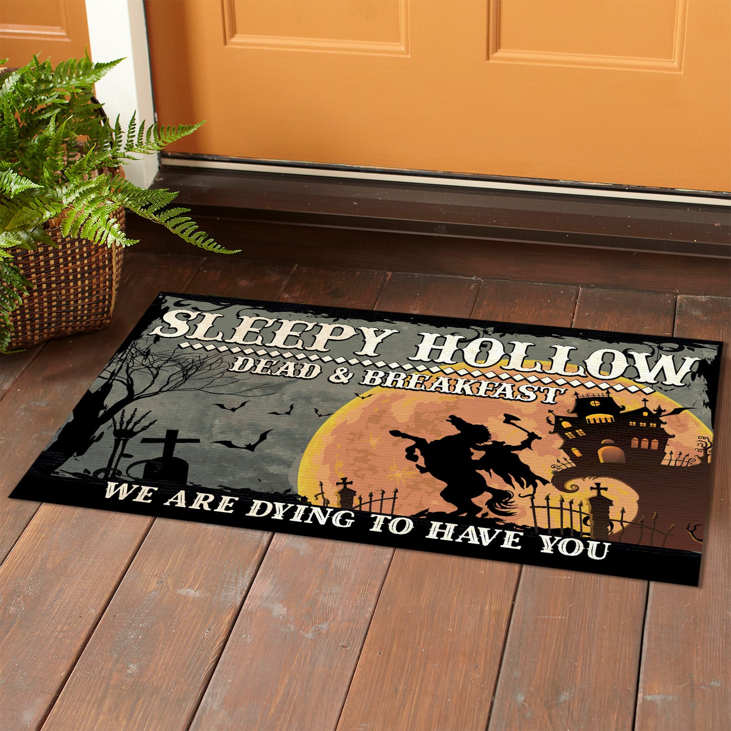 1KNG. Sleepy Hollow DOORMAT (3) Doormat mockup 1