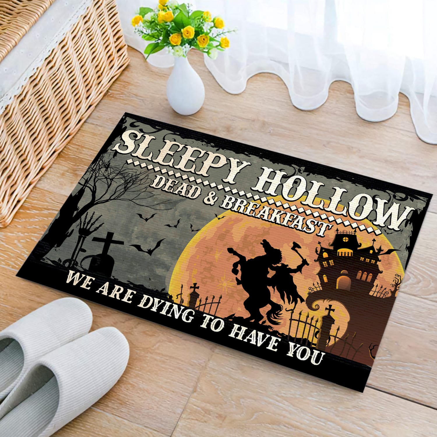 1KNG. Sleepy Hollow DOORMAT (3) Doormat mockup 2