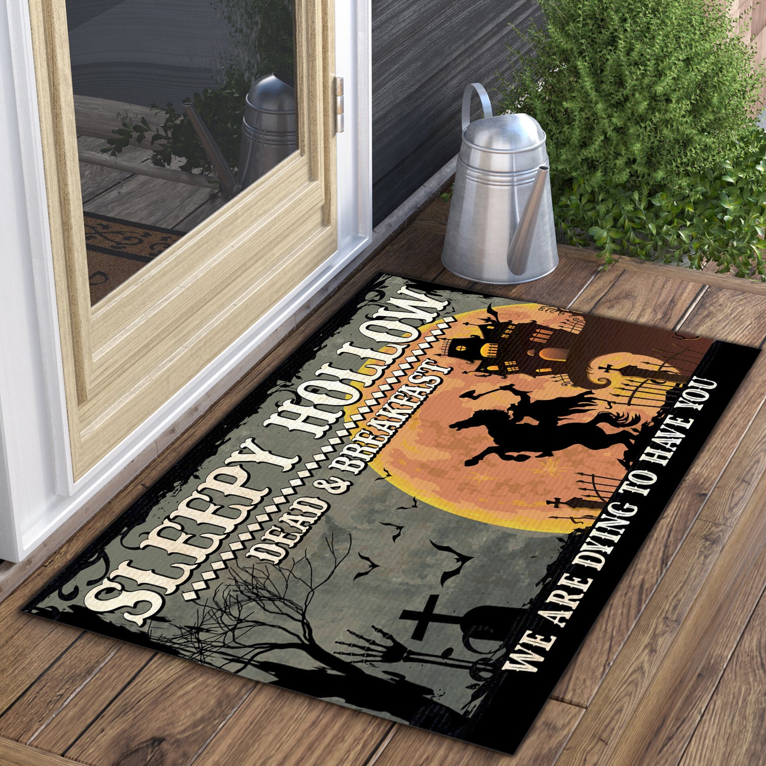 1KNG. Sleepy Hollow DOORMAT (3) Doormat mockup 3