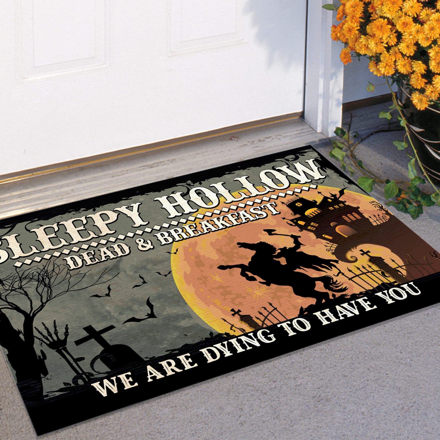 1KNG. Sleepy Hollow DOORMAT (3) Doormat mockup 11