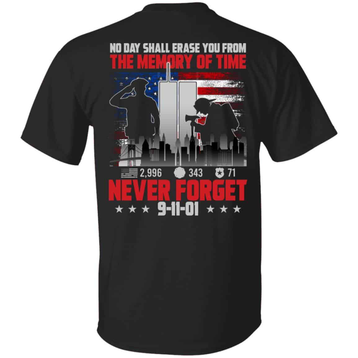 No Day Shall Erase tee, Black, Unisex T-Shirt No Day Shall Erase tee, Black, Unisex T-Shirt