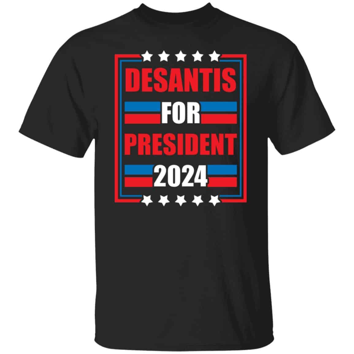Ron Desantis For President, Black, Unisex T-Shirt Ron Desantis For President, Black, Unisex T-Shirt