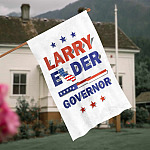 Larry Elder For California Governor Black Conservative Wall House Flag - Larry Elder For Governor Outdoor Garden Flag
