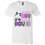 I Put the Boo in Boujie T-Shirt, White, V-Neck T-Shirt