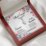 Cancer Survivor What Cancer Cannot Do Alluring Beauty Necklace - Cancer Awareness Necklace - Recovery Gifts
