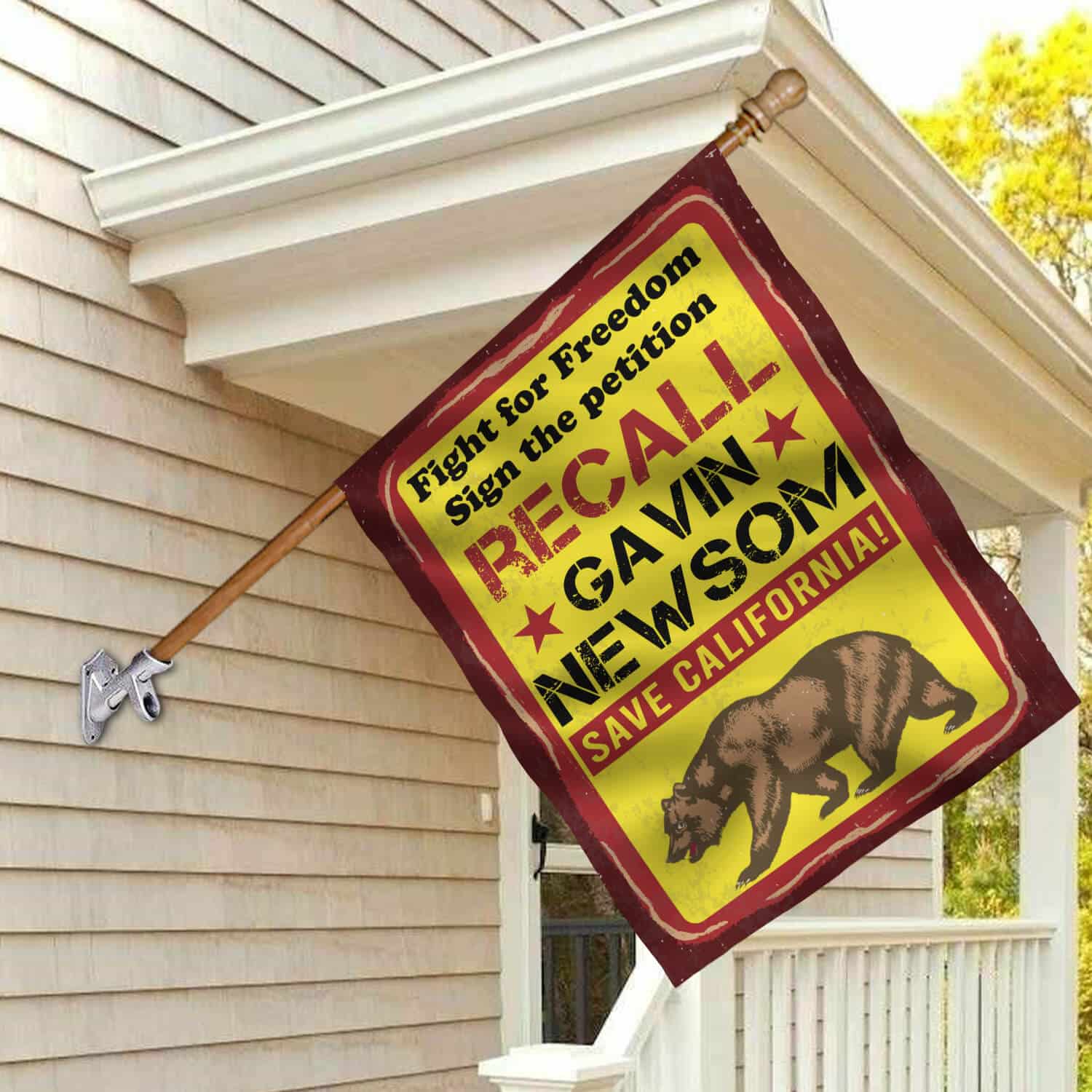 30x40 House Flag Mockup 2