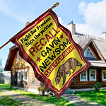 30x40 House Flag Mockup 5