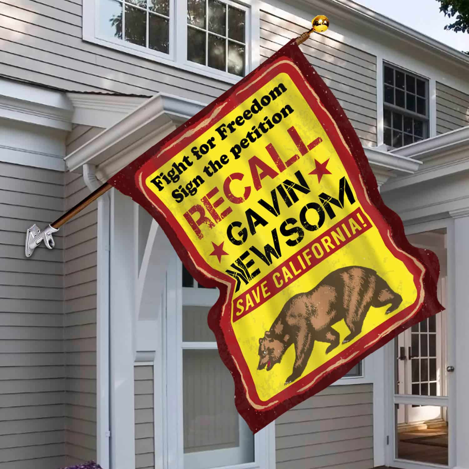 30x40 House Flag Mockup 6