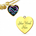 Prevention Suicide It's Ok If the Only Thing You Do Today Is Breathe Your Life Matters Heart Pendant Necklace Prevention Suicide It's Ok If the Only Thing You Do Today Is Breathe Your Life Matters Heart Pendant Necklace