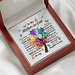 To My Mother In Law All The While My Love For Your Son Has Grown Alluring Beauty Necklace - Mother In Law Wedding Gifts