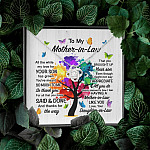 To My Mother In Law All The While My Love For Your Son Has Grown Love Knot Necklace - Mother In Law Wedding Gifts