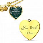 To My Beautiful Wife Always Remember How Much You Mean To Me Heart Pendant Necklace - Gift For Wife To My Beautiful Wife Always Remember How Much You Mean To Me Heart Pendant Necklace - Gift For Wife