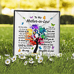 To My Mother In Law All The While My Love For Your Son Has Grown Forever Love Heart Pendant Necklace