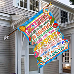 6MH. Pool rules Flag-30x40 House Flag Mockup 6