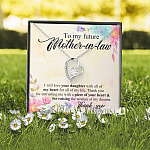 To My Future Mother In Law I Will Love Your Daughter With All Of My Heart From Groom Forever Love Heart Pendant Necklace To My Future Mother In Law I Will Love Your Daughter With All Of My Heart From Groom Forever Love Heart Pendant Necklace