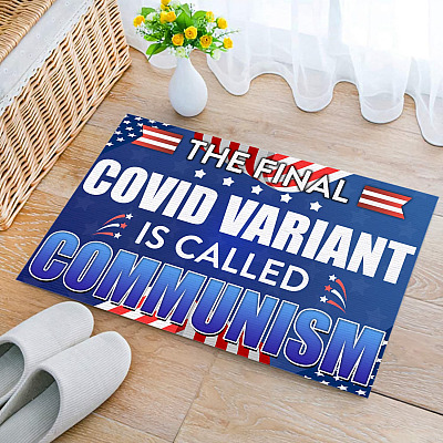 The Final Covid Variant Is Called Communism House Doormat - Outdoor Indoor Doormat