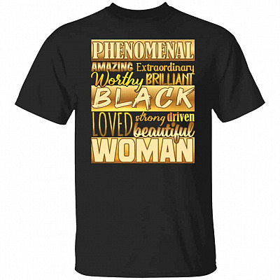 phenomenal dark t, Black, Unisex T-Shirt