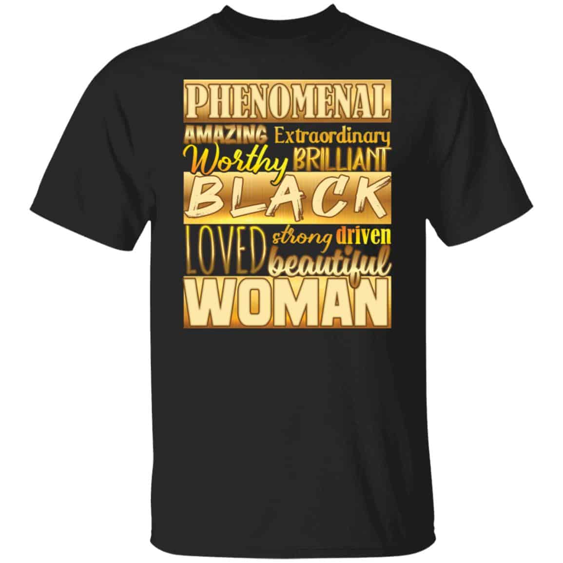 phenomenal dark t, Black, Unisex T-Shirt