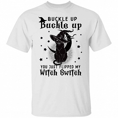 buckle up shirt, White, Unisex T-Shirt