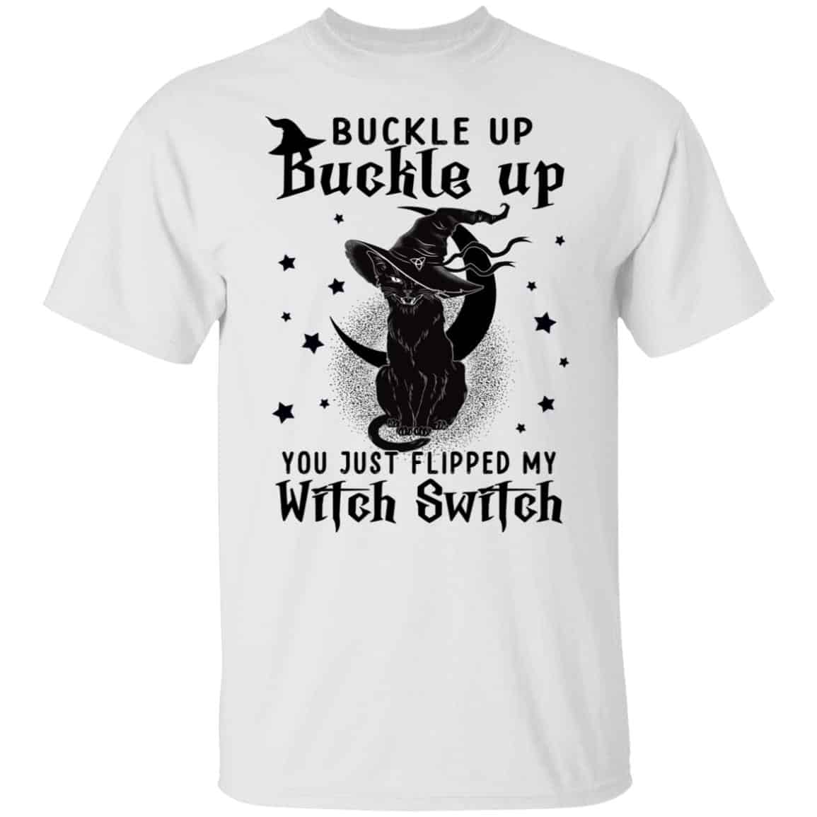 buckle up shirt, White, Unisex T-Shirt