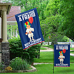 5KT. Clawn Joe Biden One Nation Fraud 30X40 Garden & House Mockup 1