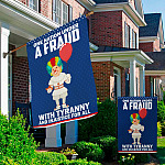 5KT. Clawn Joe Biden One Nation Fraud 30X40 Garden & House Mockup 2