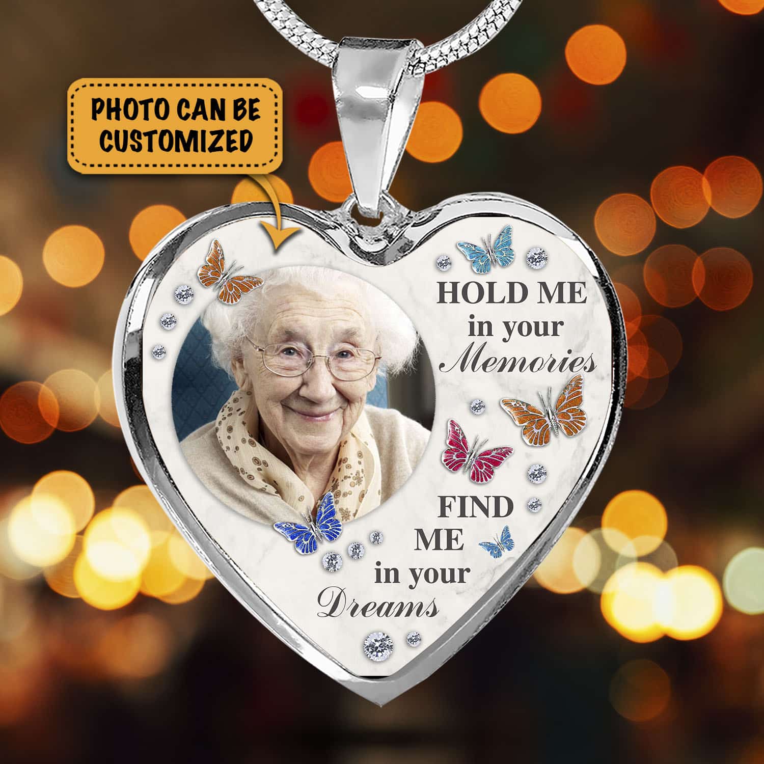 10VT. Hold Me In Your Memories heart necklace mk1