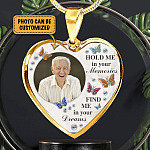 10VT. Hold Me In Your Memories heart necklace mk2