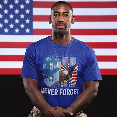 Alternative view of In Memory of 911 Never Forget Shirt - All Gave Some Some Gave All 20 Years Anniversary Shirt - 9/11 20th Anniversary Shirt