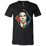 cuomo, Black, V-Neck T-Shirt cuomo, Black, V-Neck T-Shirt
