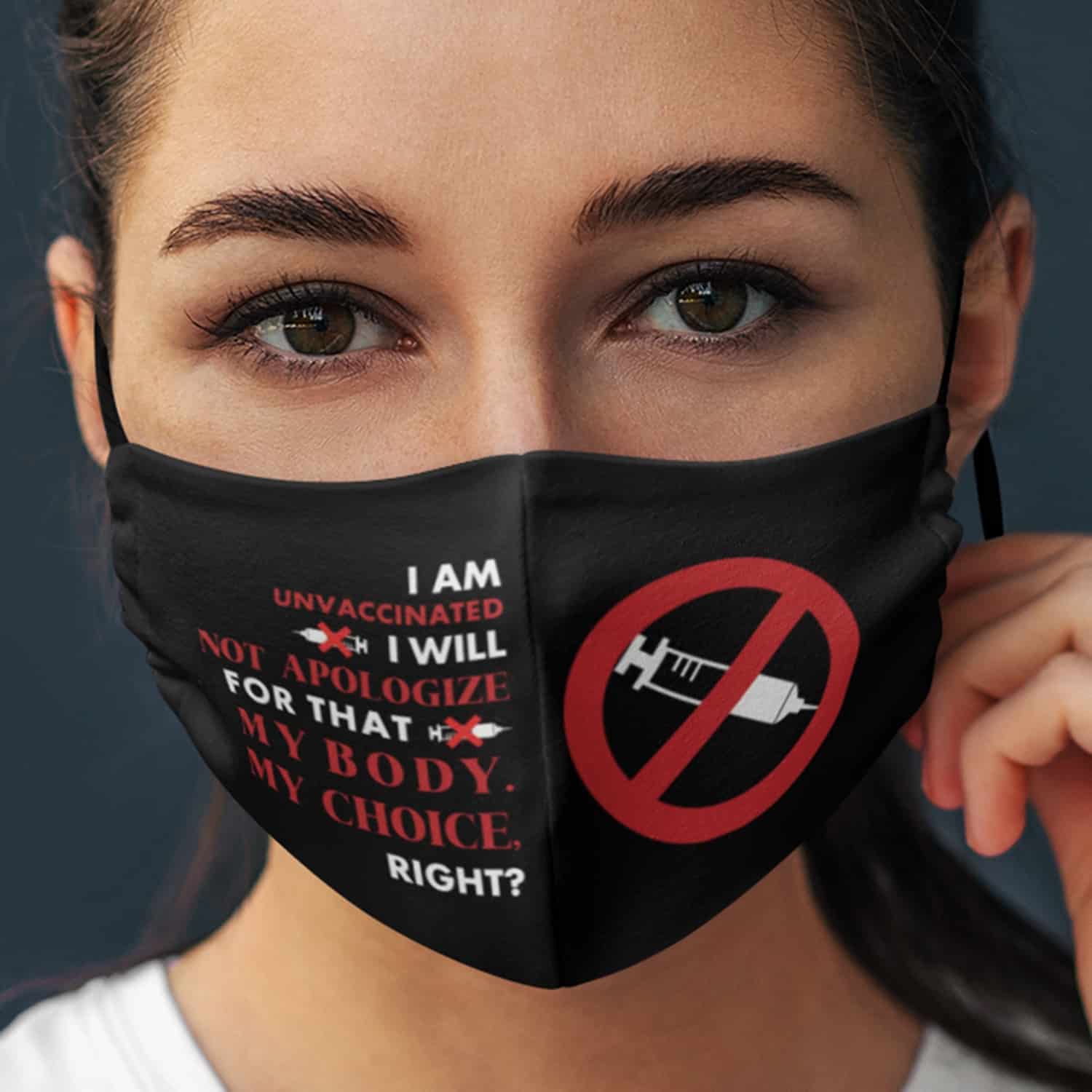 13Th. I Am Unvaccinated(face mask) mk