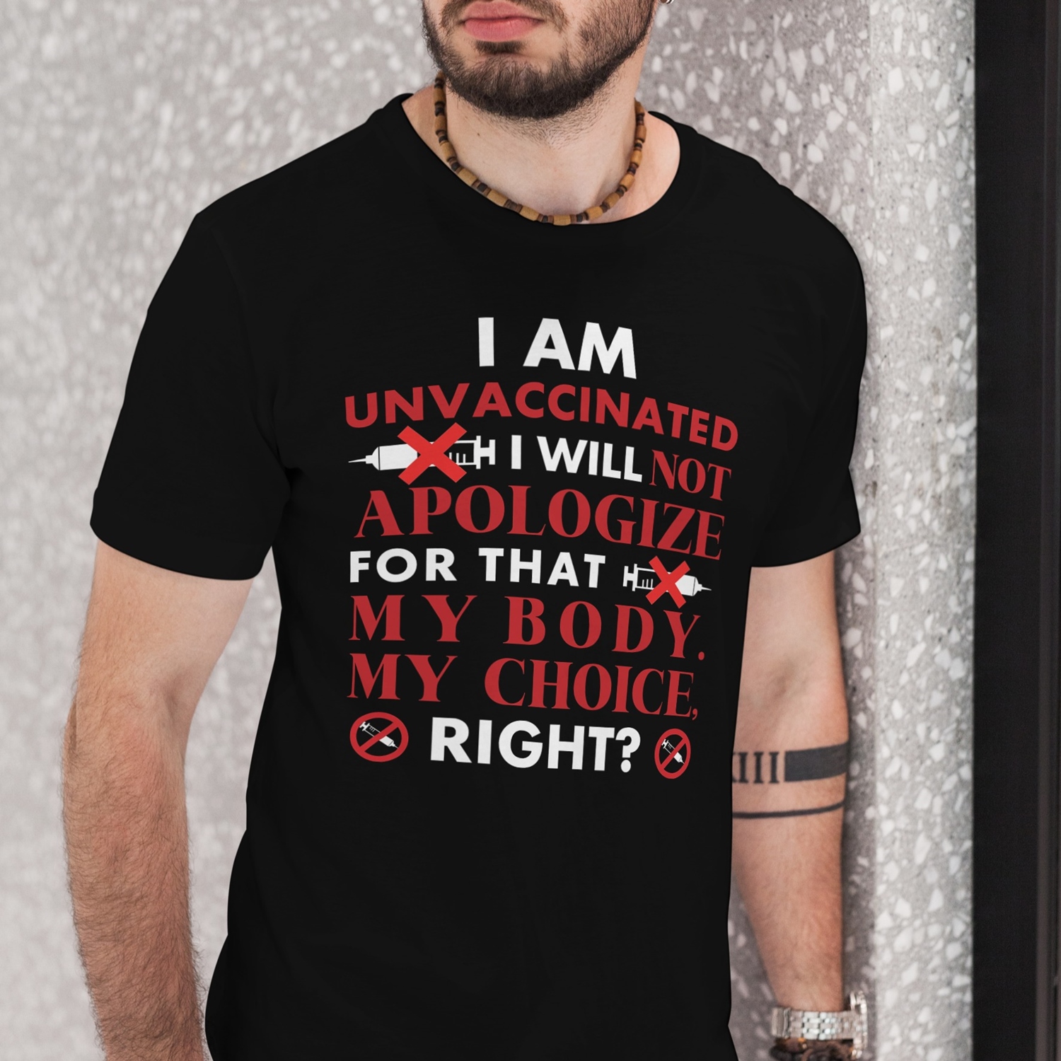 13Th. I Am Unvaccinated(tee) mk
