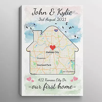 0.75'' Framed Canvas