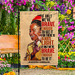 11KNG. Amanda Gorman 30x40 Garden Flag Mockup 4