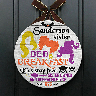 Wooden Door Sign