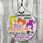 3UT. Sanderson Sister Kids (5) Door Sign Mockup 8