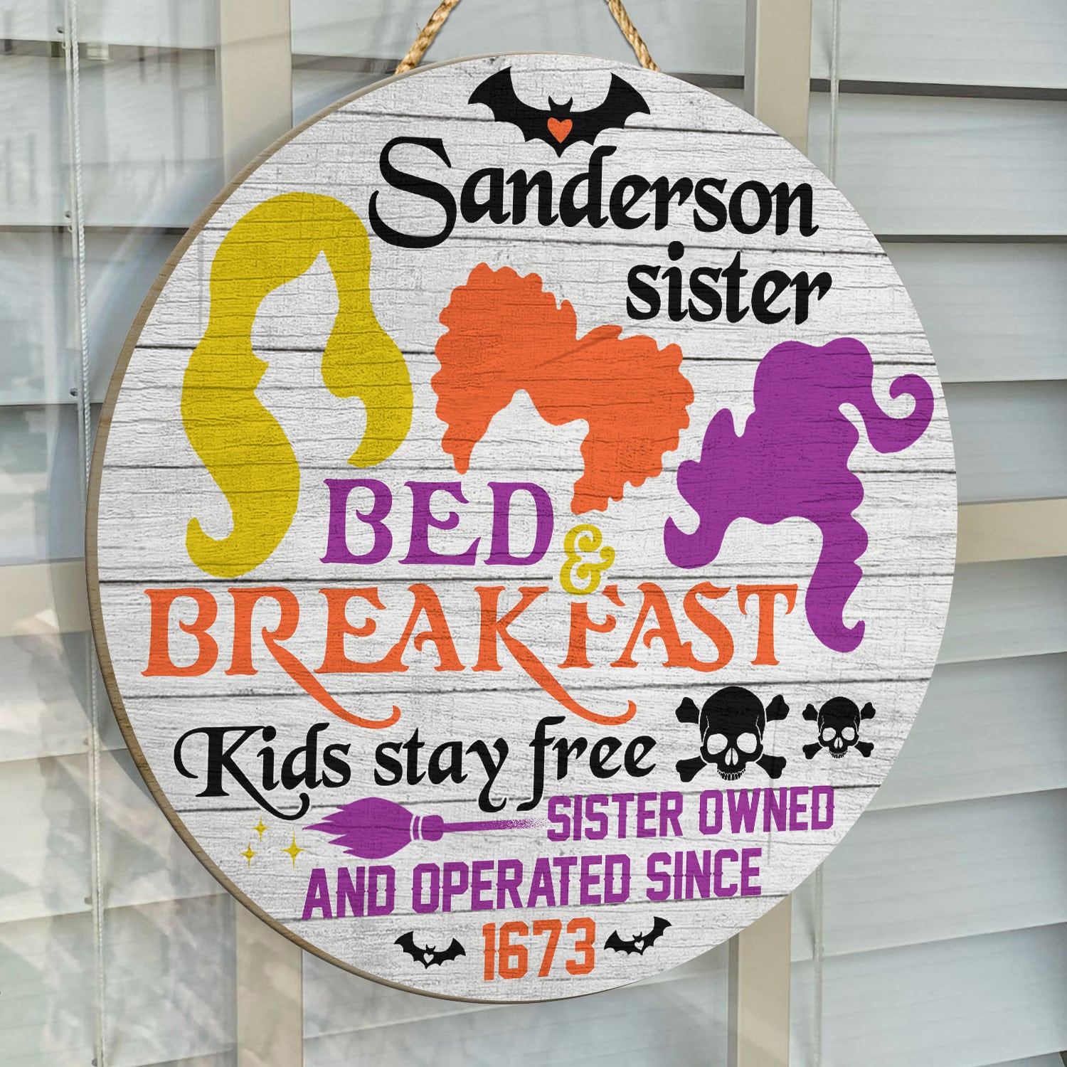 3UT. Sanderson Sister Kids (5) Door Sign Mockup 14