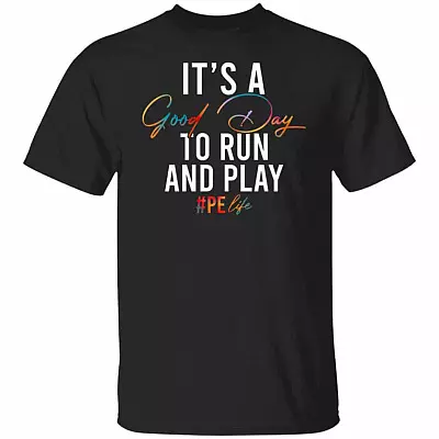Run And Play tee, Black, Unisex T-Shirt