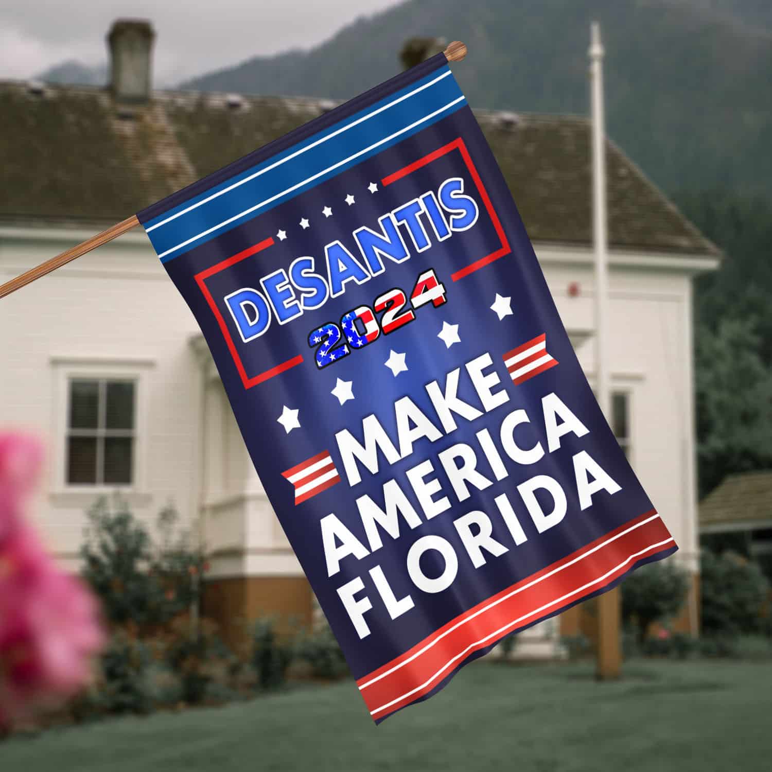 2O. DeSantis 2024-30x40 House Flag Mockup 4