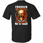 Trucker Insult t, Black, Unisex T-Shirt