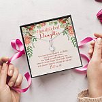 Handpicked Daughter Alluring Beauty Necklace - Jewelry Gifts For Adopted Child From Mom Dad Adoption Keepsake