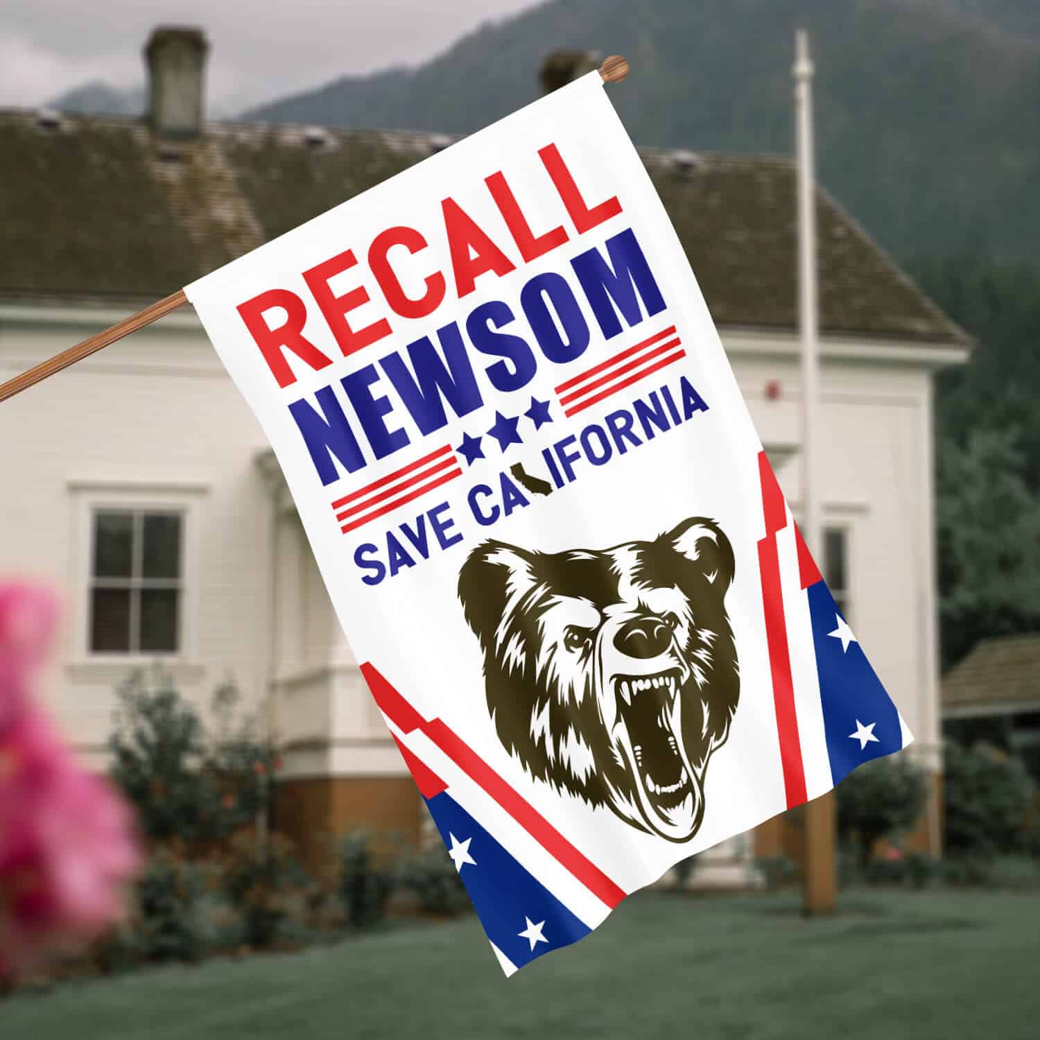 30x40 House Flag Mockup 4