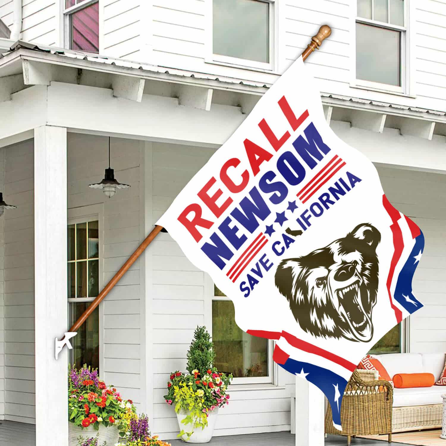 30x40 House Flag Mockup 7