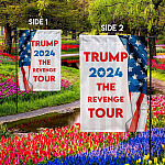 9TM. Trump Revenge_2 30x40 Garden Flag Mockup 2 Side-2