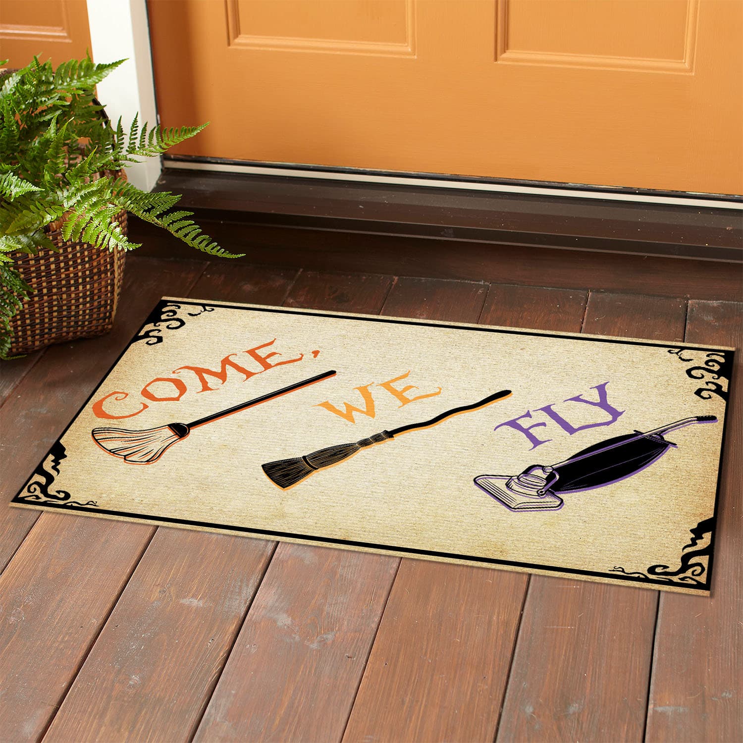 32 HG. Come We Fly () Doormat mockup 1