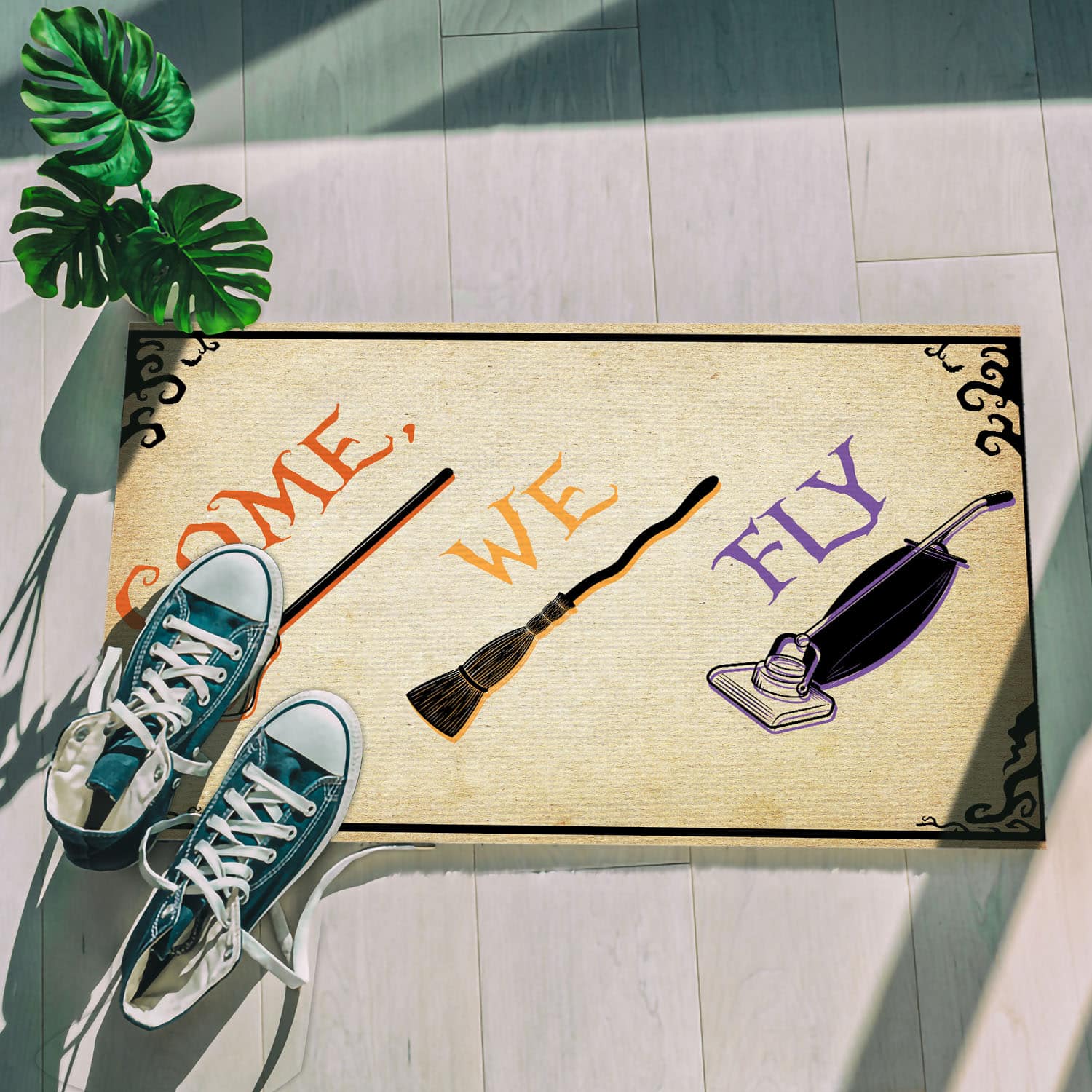 32 HG. Come We Fly () Doormat mockup 5